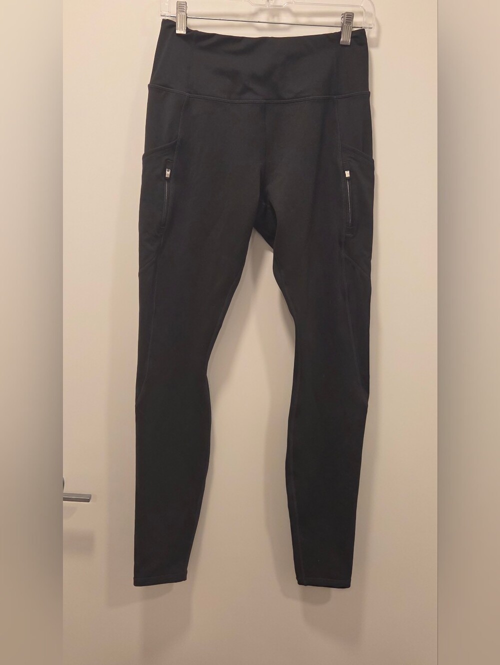 Women's Athleta Thermal Leggings - Black Medium Tall